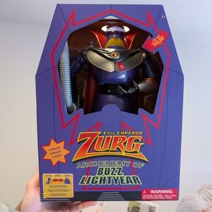 NEW Toy Story Disney Parks Evil Emperor Zurg Buzz Lightyear Figure Lights Sound